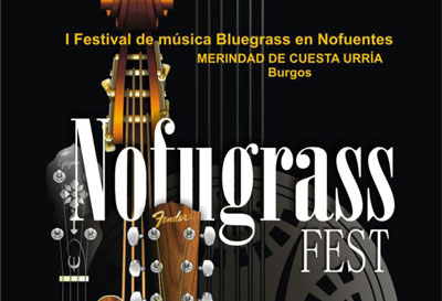 Cartel del I Festival de música Bluegrass en Nofuentes